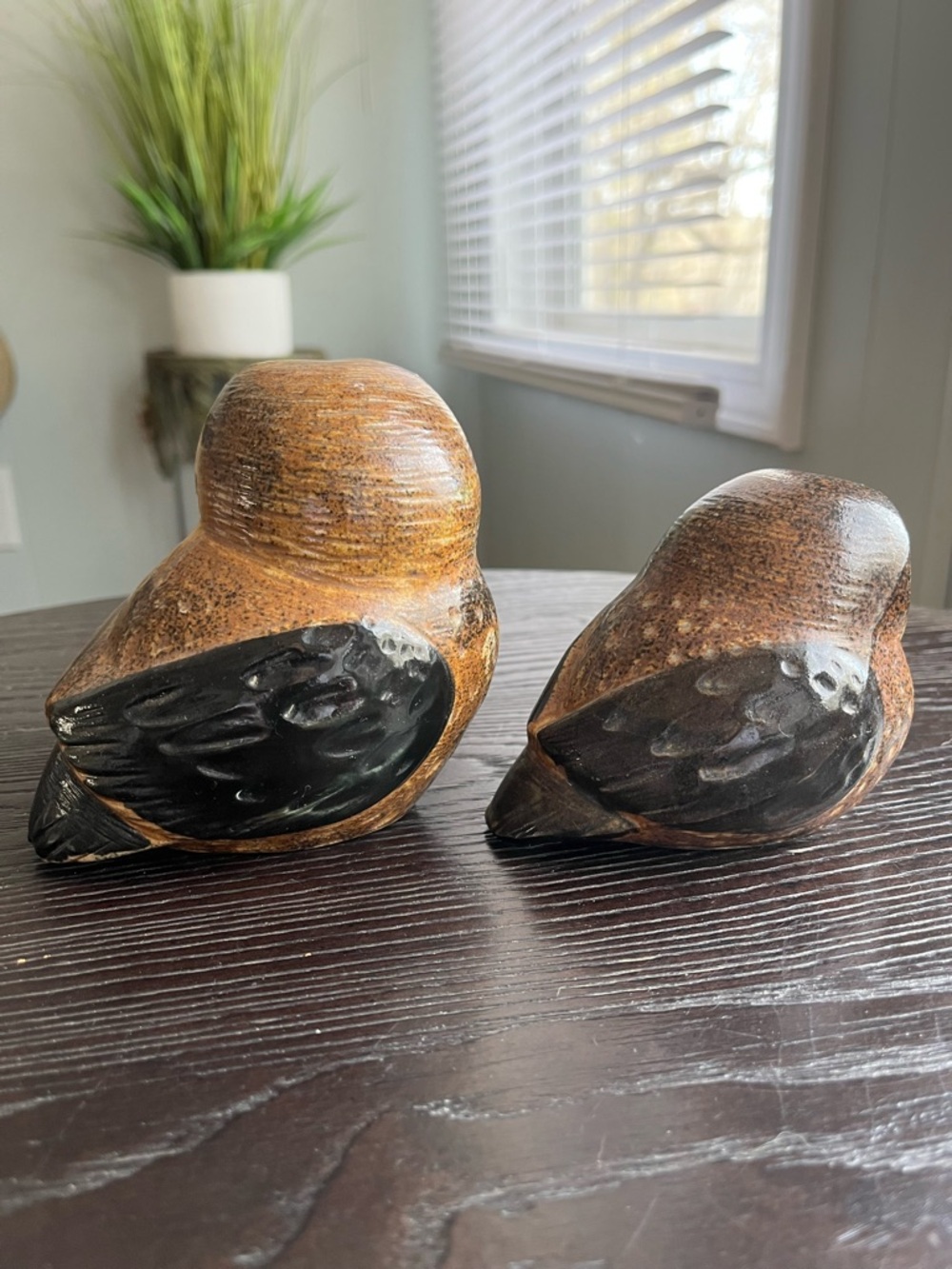 Vintage OMC Otagiri Mercantile Co. Owl Set Stoneware MCM Style Japan 2 PC - Picture 5 of 12